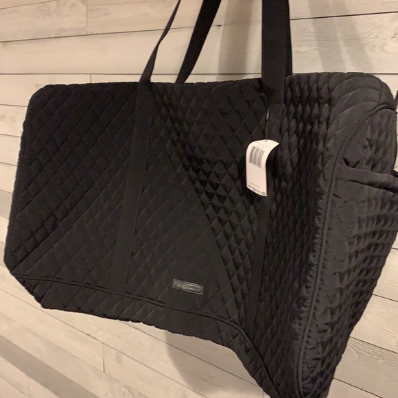 NWT Vera Bradley xl duffel bag classic black - Picture 2 of 12